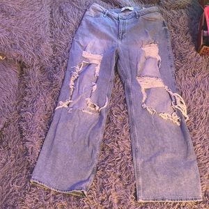 Hollister Curvy ultra high-rise dad jean 15R W32 L31